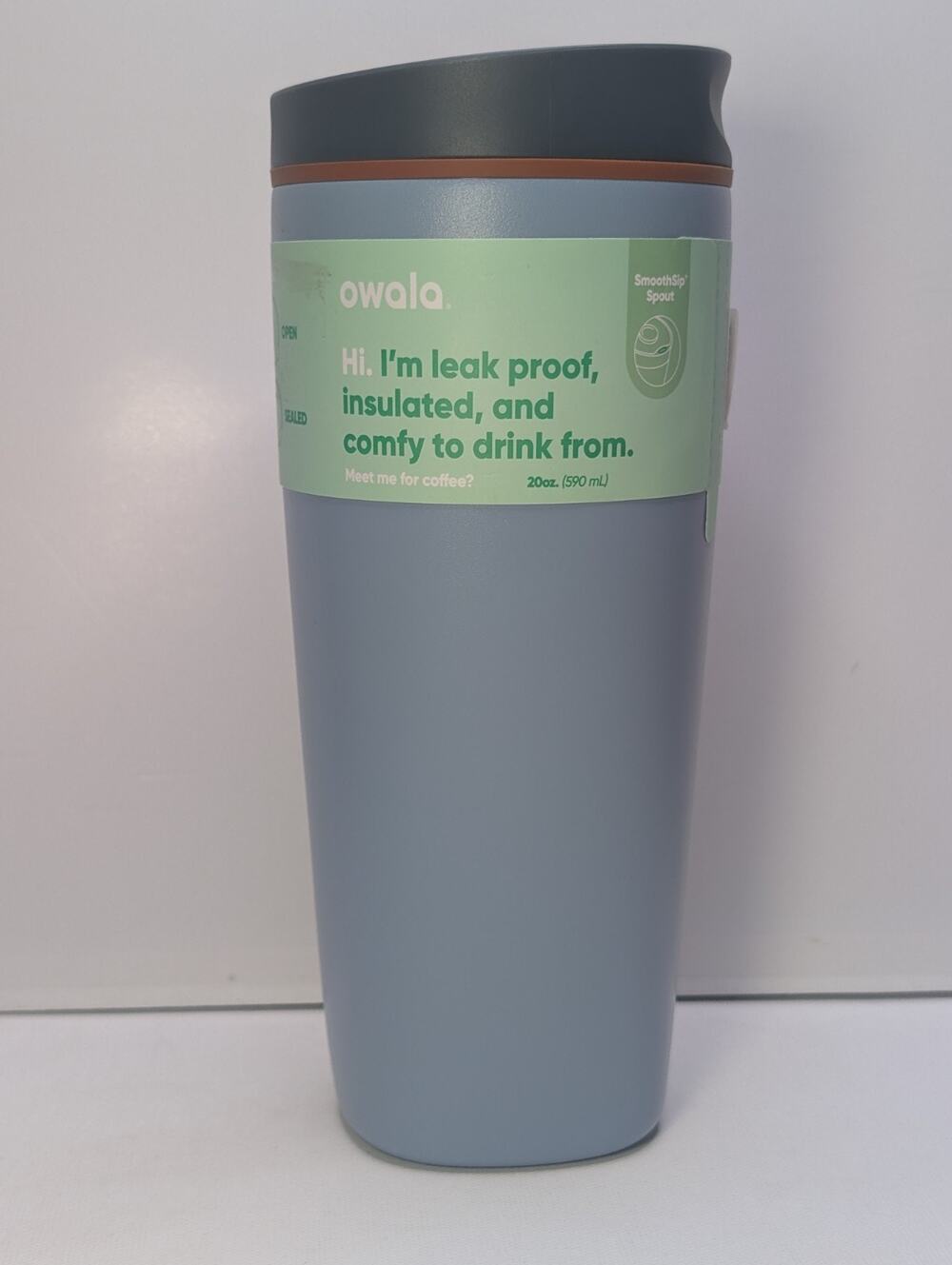 Owala SmoothSip 20 oz Insulated Stainless SteelTravel Coffee Mug Tumbler NWT